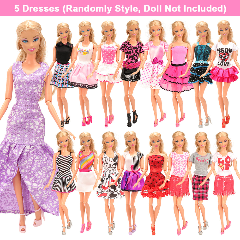 BARWA 36-piece doll clothing and accessories for 11.5-inch dolls