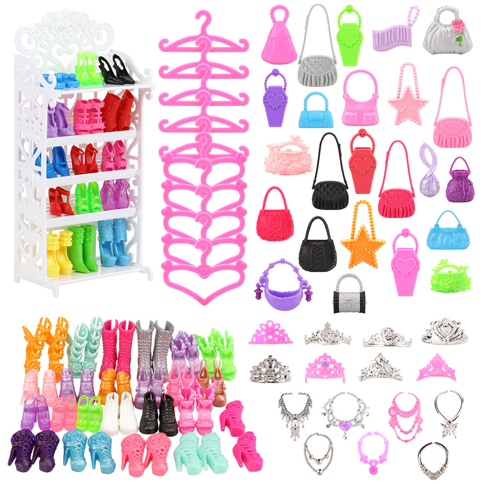 BARWA Fashion Wardrobe Wardrobe 107 Doll Accessories Christmas Gifts